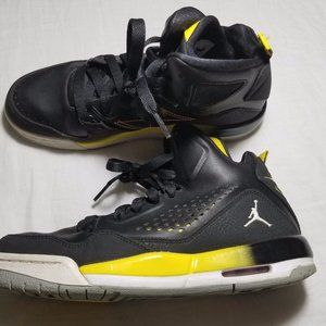 Black and Yellow Jordans